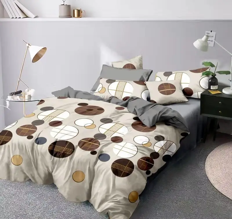 

Роскошный комплект постельного белья с геометрическим рисунком 220x24 0 см, комплекты с пододеяльником/одеялом, 3 шт., Королевский размер, односпальный, двуспальный, черный Лен