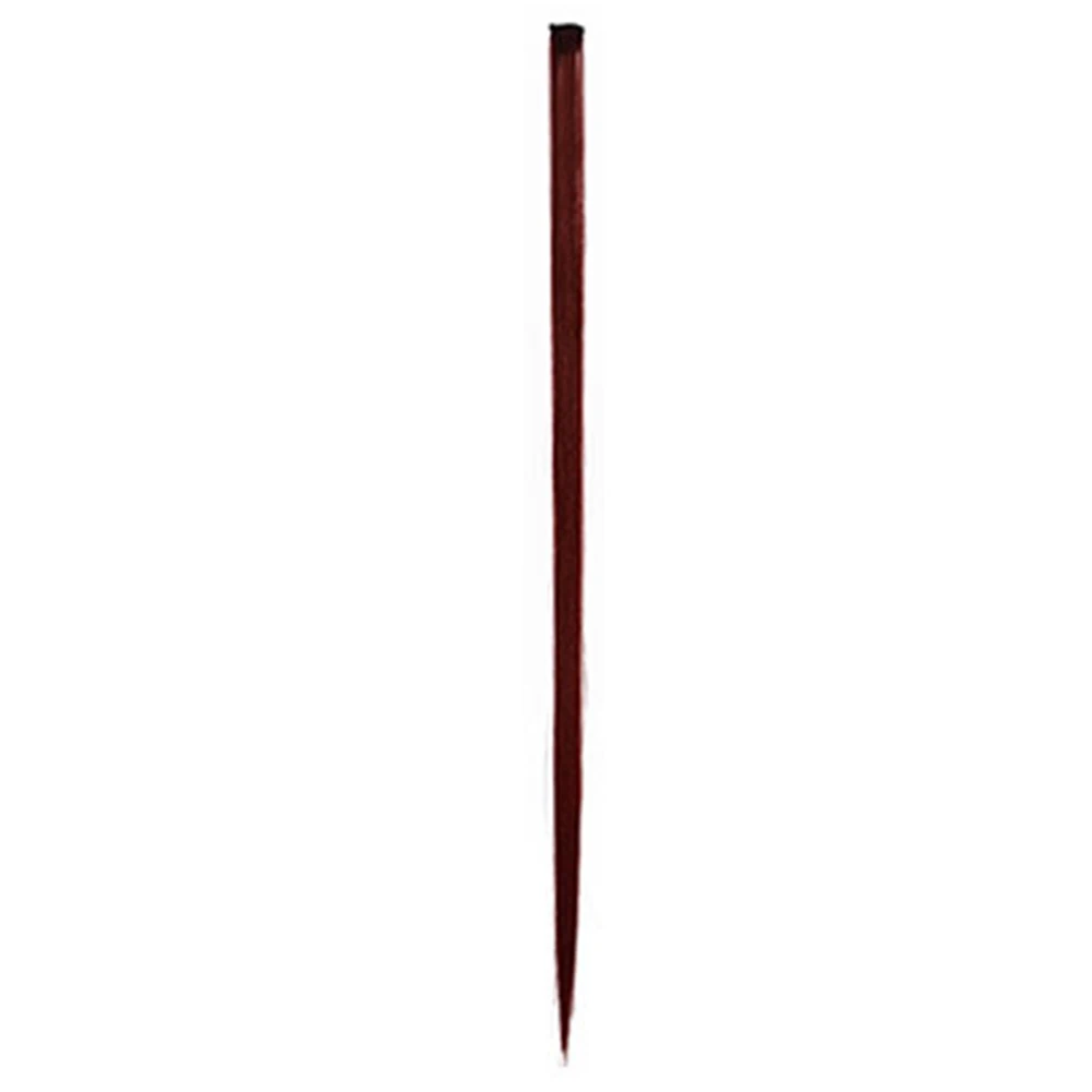 Wine Red Прямые шиньоны для наращивания волос, аксессуары для самостоятельной сборки, цельный ролик для плетения булочек, пряди для плетения, стильные цветные длинные волосы - Цвет: Wine Red