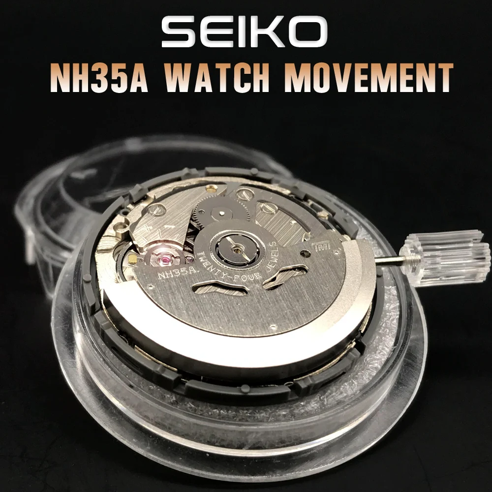 Japan Original Sii Nh35a Aka Nh35 Mechanical Movement 24 Jewels With White  Datewheel High Accuracy Automatic Self-winding Movt - Watch Movement -  AliExpress