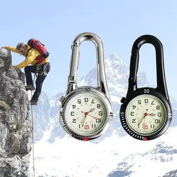 

carabiner clip pocket watch for nurse fob medical sports watches vintage clock Mountaineering sports equipment dropshipping