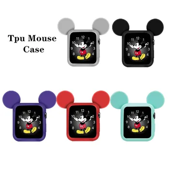 

watch cover case for apple watch 4 3 2 1 5 40MM 44MM Serilabee MIc Key CUTE mouse protect Tpu cases for iwatch series 4 3/2/1/5