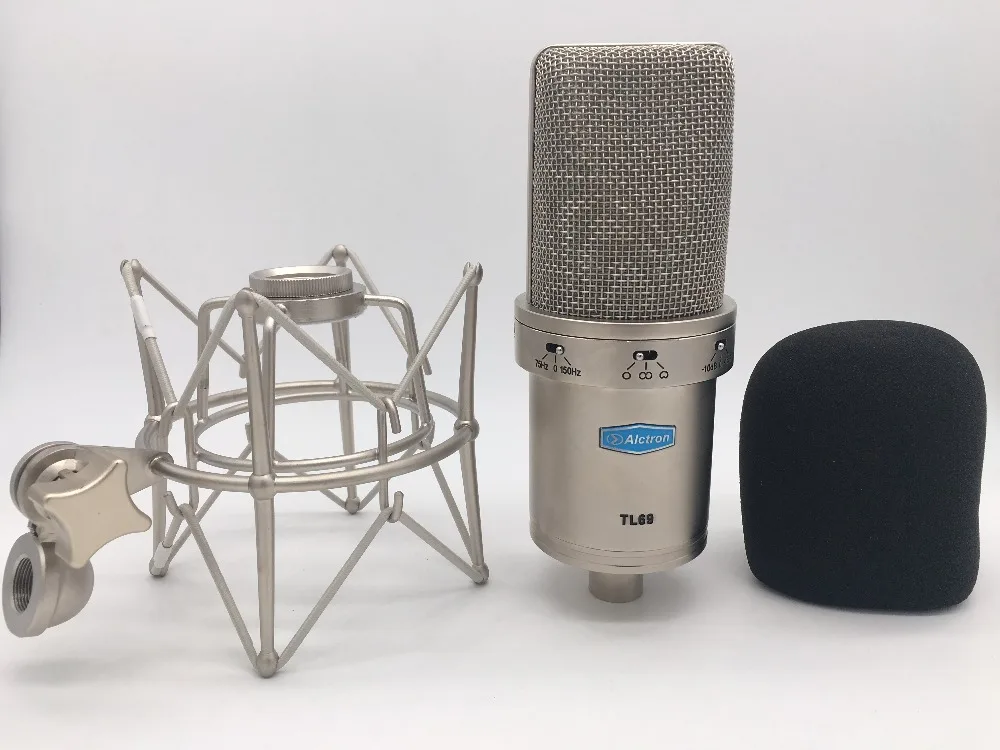 Alctron TL69 Professional Large Diaphragm Multi-Pattern Studio Condenser Recording Microphone,Recording Mic