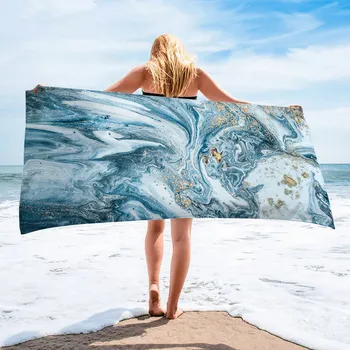 

7 Color Printed Summer Beach Towel Holiday Square Casual Beach Swimming Pool Soft Body Towel Fashion Summer Surf Robe Blanket
