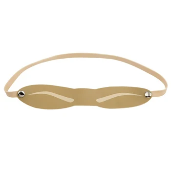 

10 pcs MagiDeal Reusable Rubber Eyebrow Stencil Shaping Grooming Brow Template Design Strap Tattoo Practice Skin Microblading