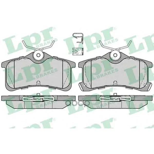 Колодки Тормозные Toyota Avensis 1.6-2.0 97-03/Corolla 1.4-1.9 00-02 Задние Lpr 05p1233 Lpr арт. 05P1233