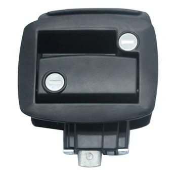 

New Black RV Paddle Entry Door Lock Latch Handle Deadbolt Camper Trailer