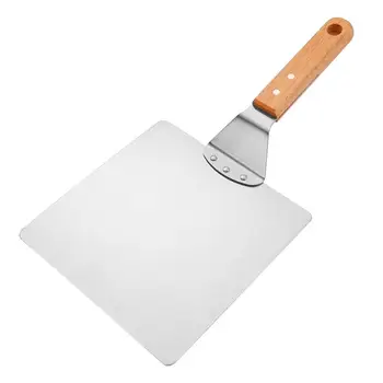 

Pizza Peel Transfer Shovel with Wooden Handle Square Pizza Lift Turner Bread Cake Shovel Cheese Cutter Peels Baking Tools