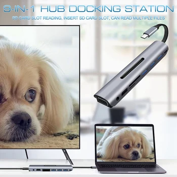 

Adapter USB Hub Splitter Docking Station Accessories SD Docking Station