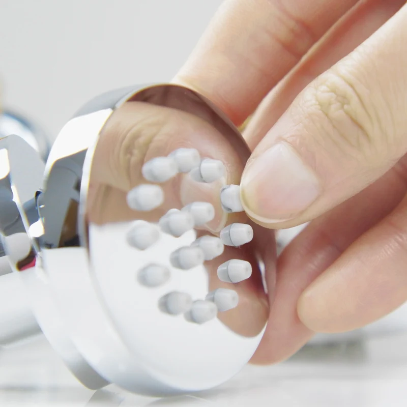 Tanie 50mm mosiądz prysznic ciało Jet 2 Cal masaż dysze natryskowe Chrome opady deszczu prysznic oszczędzanie wody Jet łazienka moc prysznic załącznik