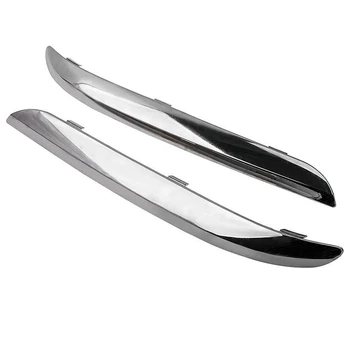 

Fit for 2011-2014 Chrysler 300 Front Bumper Molding Chrome Trim Set LH & RH
