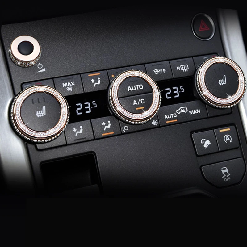 Алмазная аудио воздушная ручка кондиционера украшение для Land Rover 14-17 Range Rover Sport Executive Edition Aurora для интерьера автомобиля