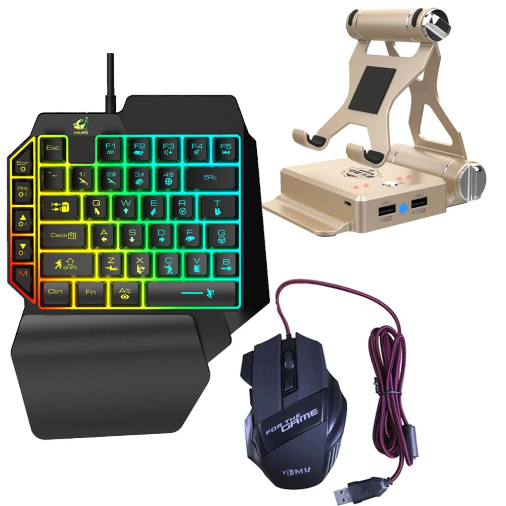 

X1 Keyboard Mouse Converter Adapter Gamepad Dock PC Stand Foldable Mobile Gaming Universal Bluetooth 4.0 Controller For Android