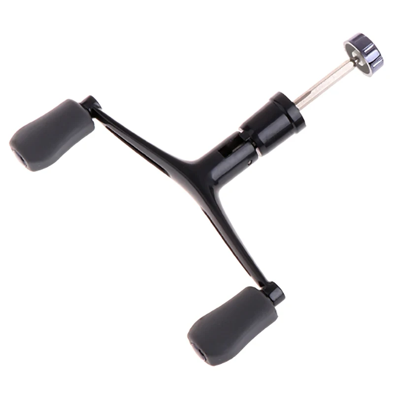 Рыболовная ручка катушка с двойной ручкой рыболовные аксессуары из алюминиевого