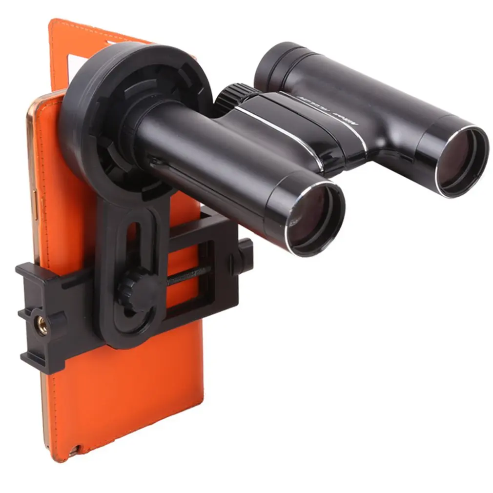 Telescope Mobile Photography Bracket Shooting Adapter Plastic Adapter Portable Durable Useful Black Color