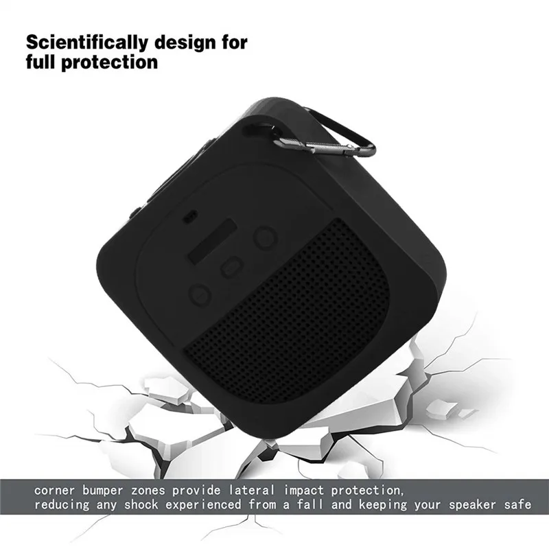EPULA портативный защитный Bluetooth динамик чехол для Bose Micro противоударный мягкий силиконовый гелевый Чехол Контейнер