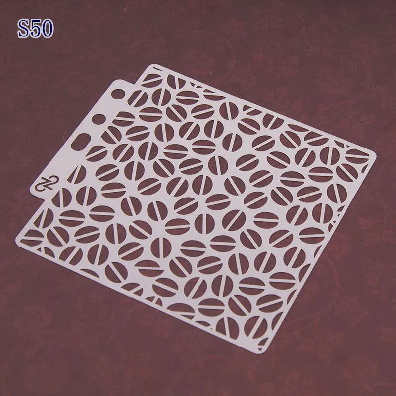 (26 Styles) Geometry Graphics Stencils Painting Embossing DIY Scrapbooking Paper Photo Album Crafts Cards Template for Decor 