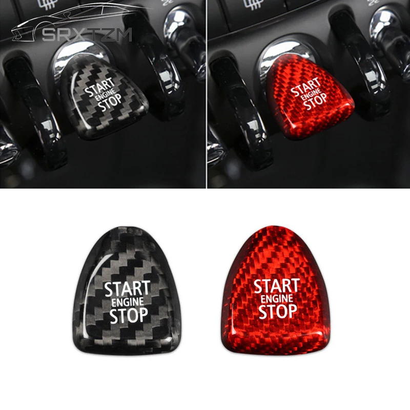 Аксессуары из углеродного волокна для Mini Cooper F54 F55 F56 F57 F60 кнопка запуска и