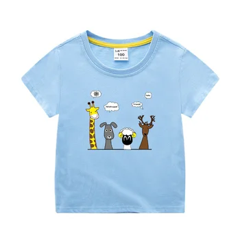 

2020 Summer Cotton T-shirt Kids Boy Clothing Avengers Boys T Shirt Clothes Character Printed T Shirt Clothing