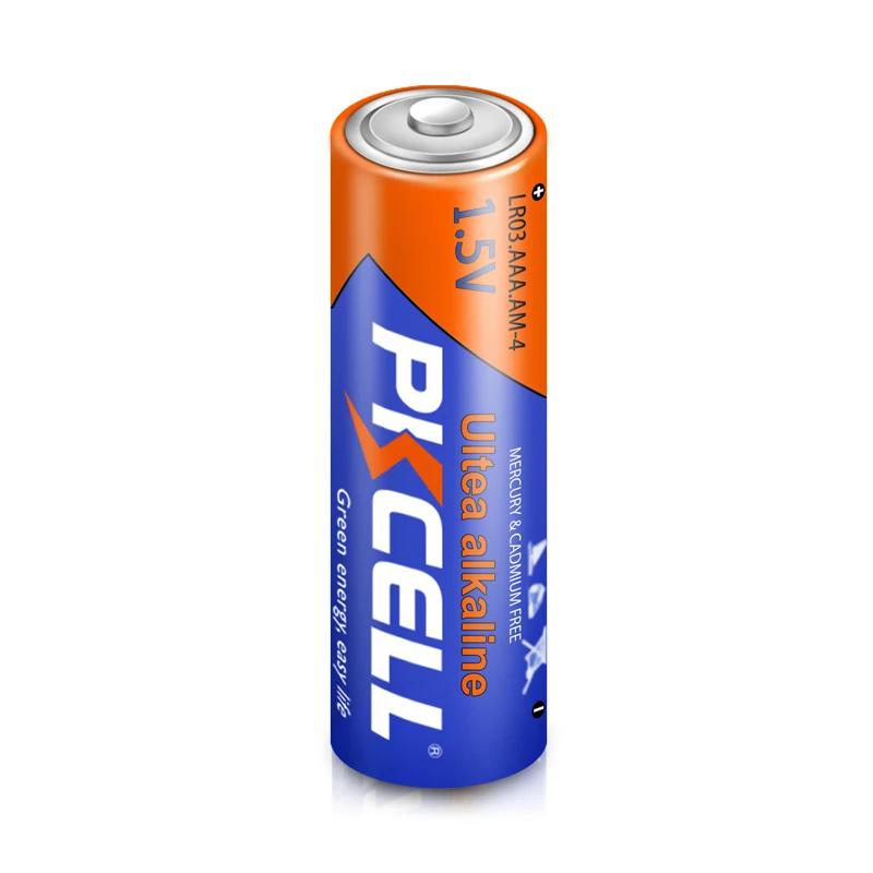 PKCELL AAA Battery LR03 1.5V Alkaline Battery 3A AM4 E92 AM4 AAA Single Use Batteries For Remote Control Toy Flashlight 60PCS alkaline battery,disposable battery