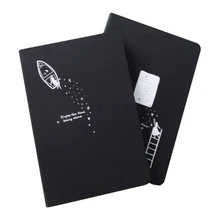 Ретро креативная Черная внутренняя страница звездное небо студенческий рисованный дневник блокнот