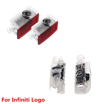 

2pcs For Infiniti Logo Car Door Projector LED Courtesy Puddle Lights For FX G M EX Q50 Q60 QX50 QX70 Q30 QX56 QX60 Ghost Shadow