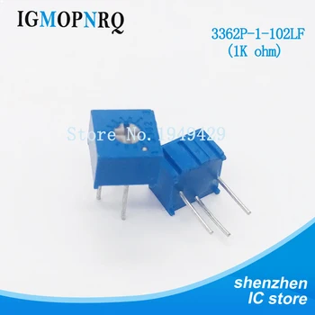 10pcs Lot 3362p 1 102lf 3362p 102 1k Ohm Trimpot Trimmer Potentiometer Variable Resistor New Leather Bag