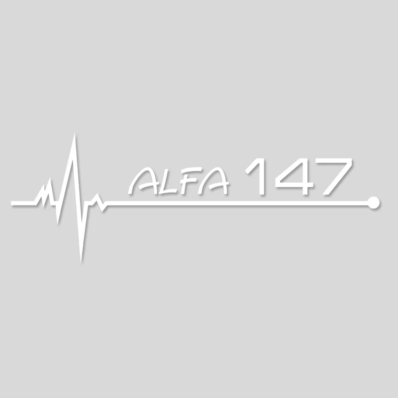 Наклейка для автомобиля GT, автомобильный Стайлинг для Alfa Romeo 159 147 156 giulietta 147 159 mito sportivo Stelvio, автомобильные аксессуары - Название цвета: for Alfa 147 white