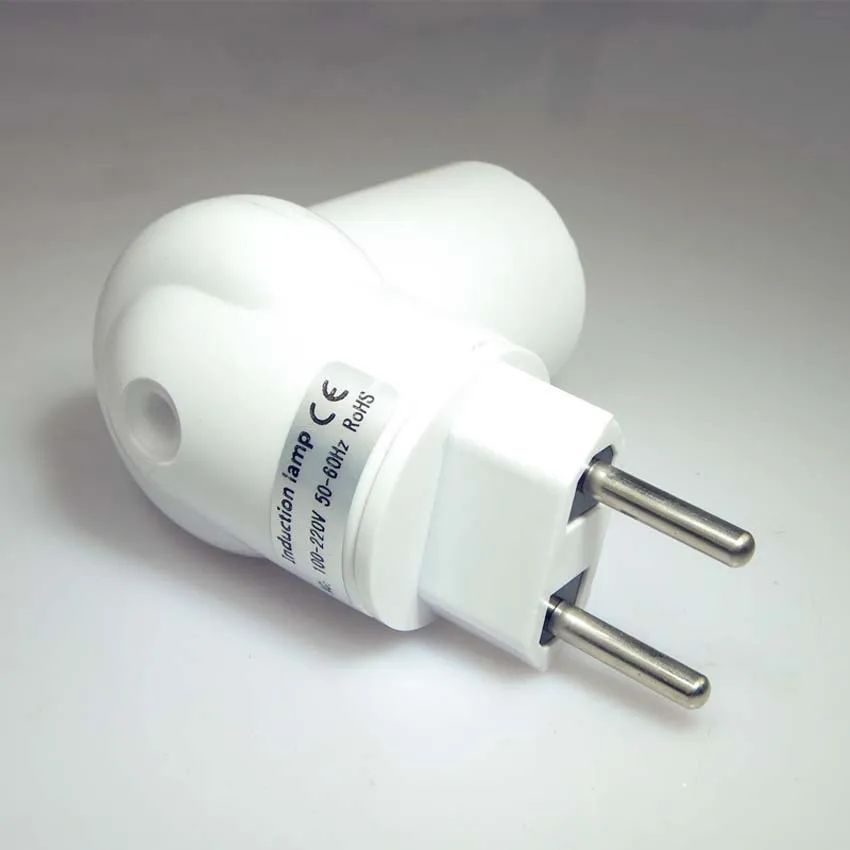 EU Plug E27 Универсальный белый PBT E27 ЕС, США, микроволновая печь, радар, датчик тела, светодиодный светильник, база для преобразования, ламповая головка, светодиодный адаптер, держатель лампы - Цвет: EU Plug E27