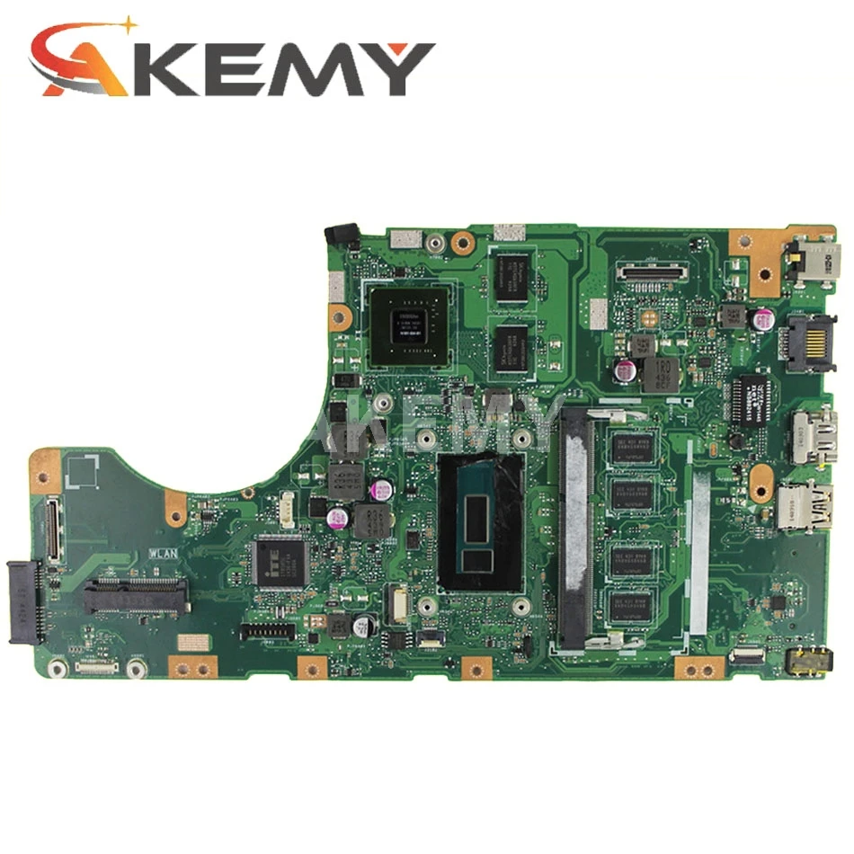 Akmey TP550LJ Motherboard W/ I5-5200CPU 4GB RAM GT920M/2G For Asus TP550 TP550L TP550LD TP550LJ Laptop Mainboard LVDS