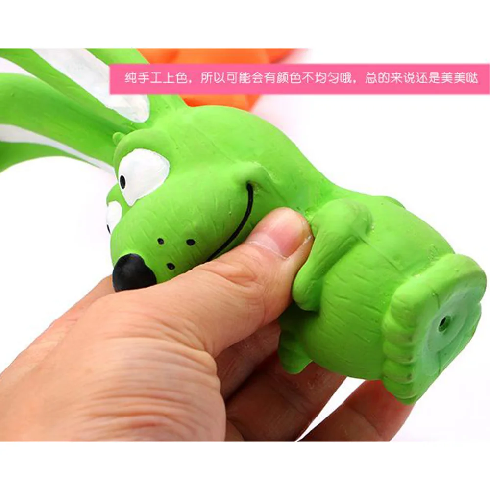 Adeeing игрушка для коврик для собак кричащая резиновая игрушка кролика латексная пищалка Жевательная для дрессировки инструменты