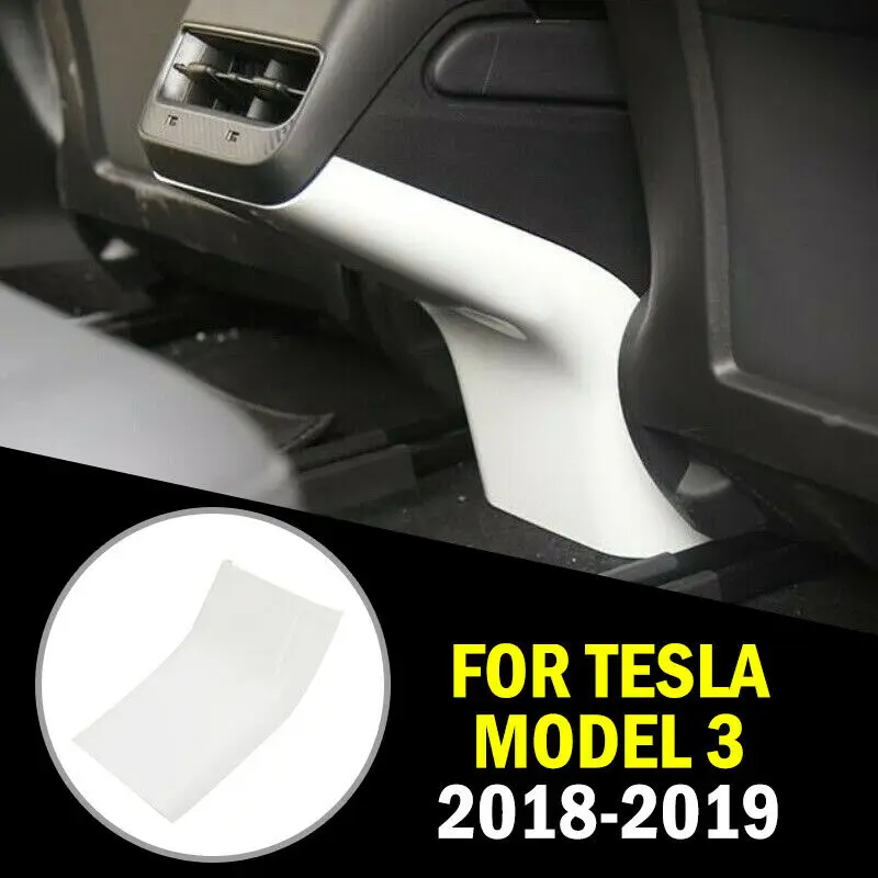 Центральная консоль анти-Грязная пластина Накладка ABS для Tesla модель 3
