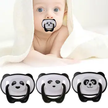 

1pcs Cartoon Baby Nipple Dummy Pacifier Baby Food Grade Silicone Non-toxic Pacifier With Cap Gum Biting Orthodontic Pacifier