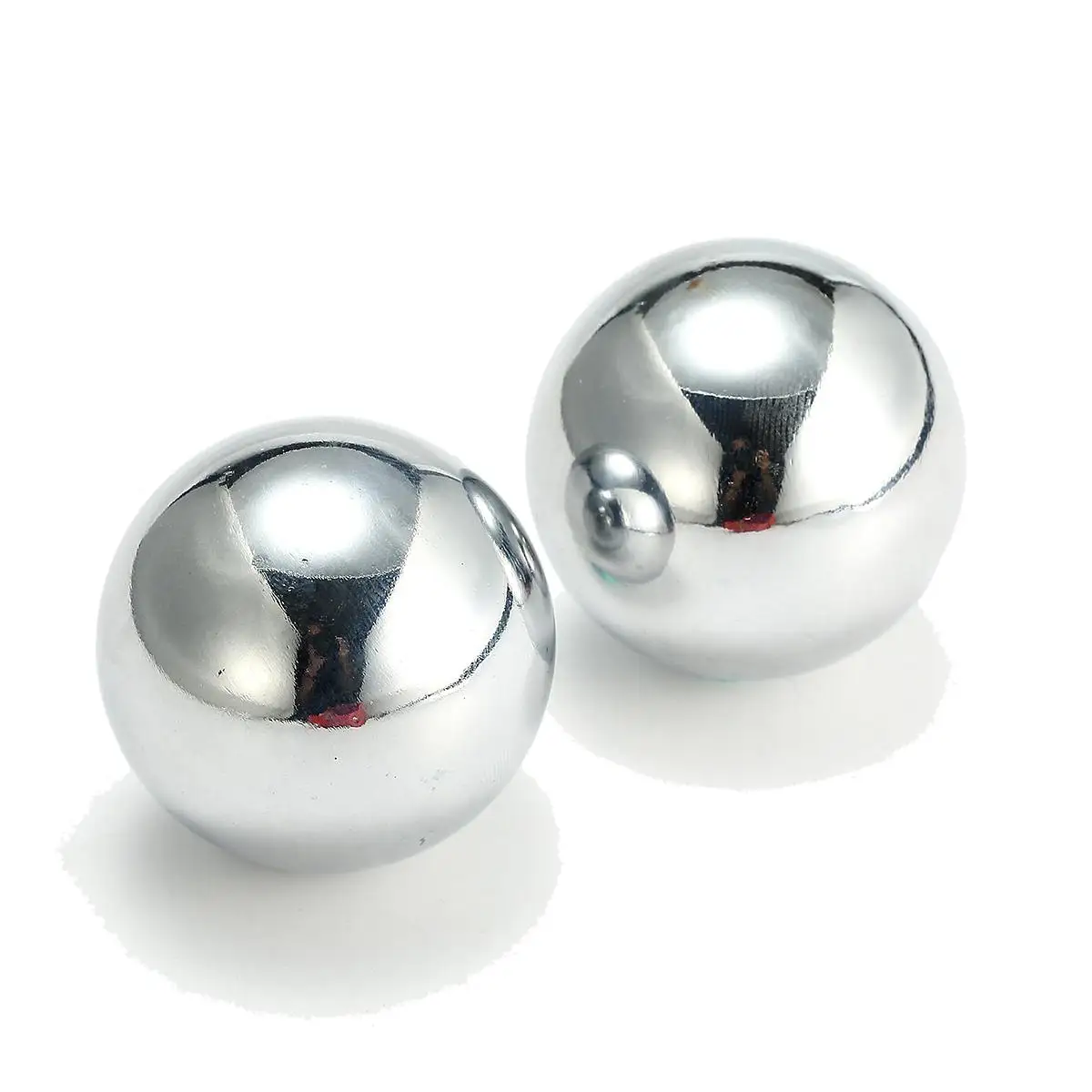 2X Chinese Baoding Balls Fitness Handball Health Exercise Stress Relaxation Therapy Chrome Hand Massage Ball 38mm