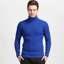 ZOGAA Winter Men Sweater High Neck Thick Warm Sweater Men Solid Turtleneck Brand Mens Sweaters Slim Fit Pullover Male Knitwear