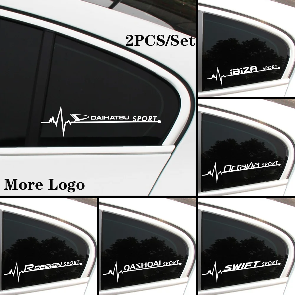 2 шт. наклейки на боковое окно автомобиля Mitsubishi Pajero L200 Galant Evolution Evo X RVR Mirage Grandis ASX
