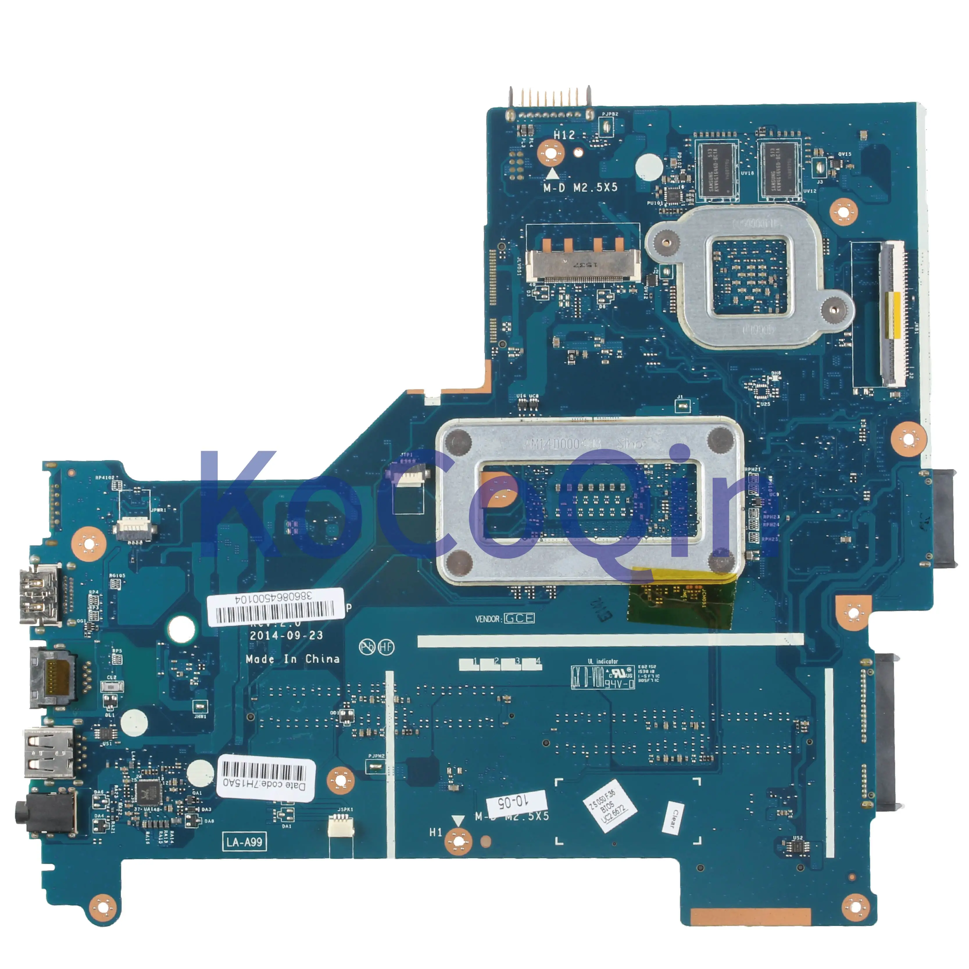 KoCoQin материнская плата для ноутбука hp павильон 15-R Core I5-4210U SR1EF N15V-GM-S-A2 материнская плата ZSO50 LA-A992P