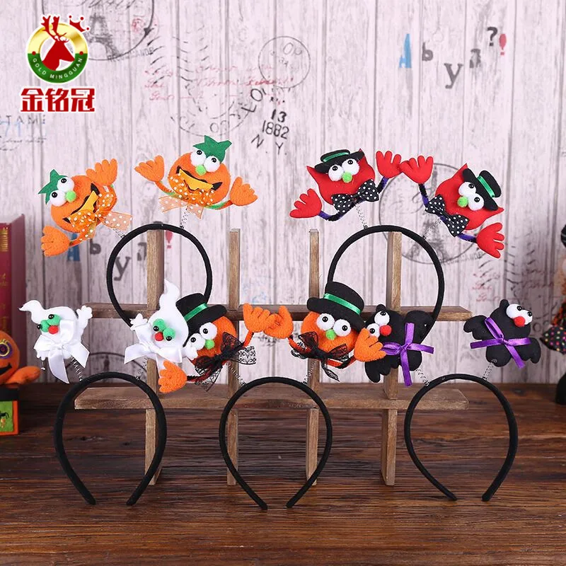 Новинка модная повязка на голову Хеллоуин с изображением паука летучей мыши