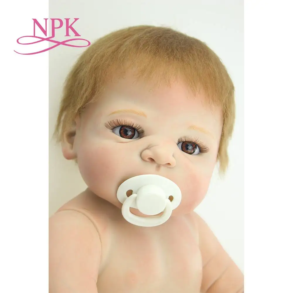 

NPK free shipping hotsale reborn baby doll full vinyl body doll drawing victoria by SHEILA MICHAEL so truly real collection