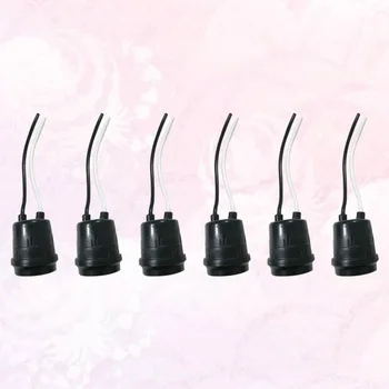 

6pcs E27 Lamp Holder Bakelite Vintage Light Base Lamp Holder for Ceiling Ligh
