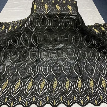 

bazin riche fabric 2020 new design cotton swiss lace bazin riche fabric tissu african bazin lace with embroidery lace L83-50