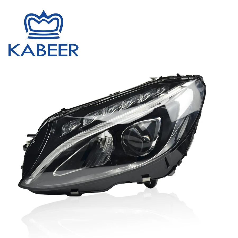 Налобный фонарь в сборе подходит для Mercedes-Benz-W205- полный Plug& Play aftermarket запасные части с HID и AFS