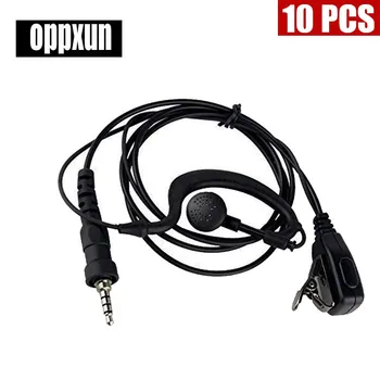 

10PCS 2-Pin Foam Slow Rebound Earbud Earpiece Mic PTT Headset for Kenwood Baofeng TYT WOUXUN Walkie Talkie