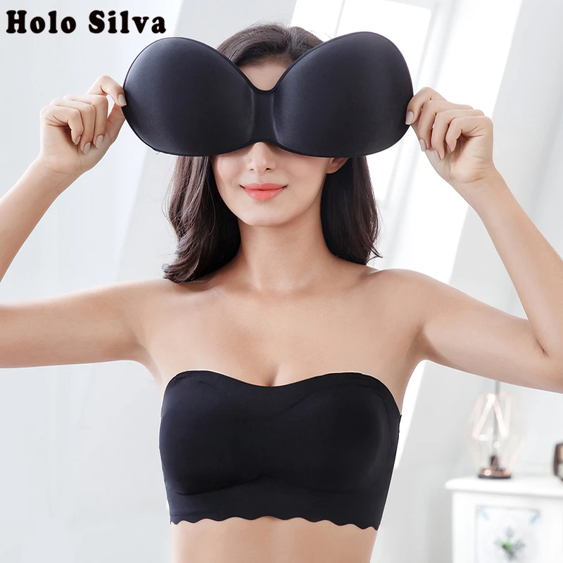 

Seamless Bras For Women Bralette Invisible Strapless Bra Push Up Brassiere BH Plus Size Underwear M-7XL Soutien Gorge Femme Bras