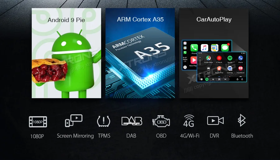 XTRONS Android 9,0 Plug Play автомобильный стерео радио плеер gps OBD для Mercedes Benz A-W168 W203 W209 C209 W463 Viano Vito W639 без DVD