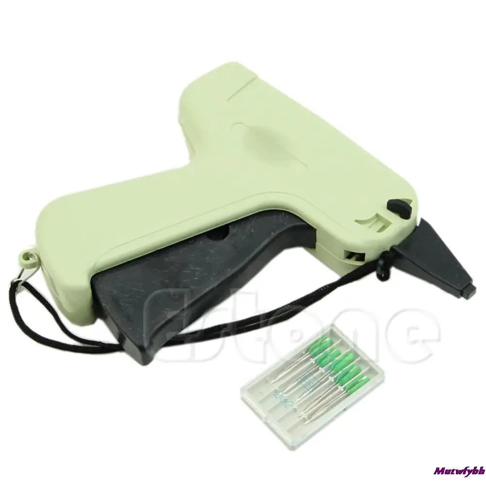 1Pc Garment Price Label Tagging Clothes Tag Gun 3"1000 Barbs+ 5 Needles Set Tool