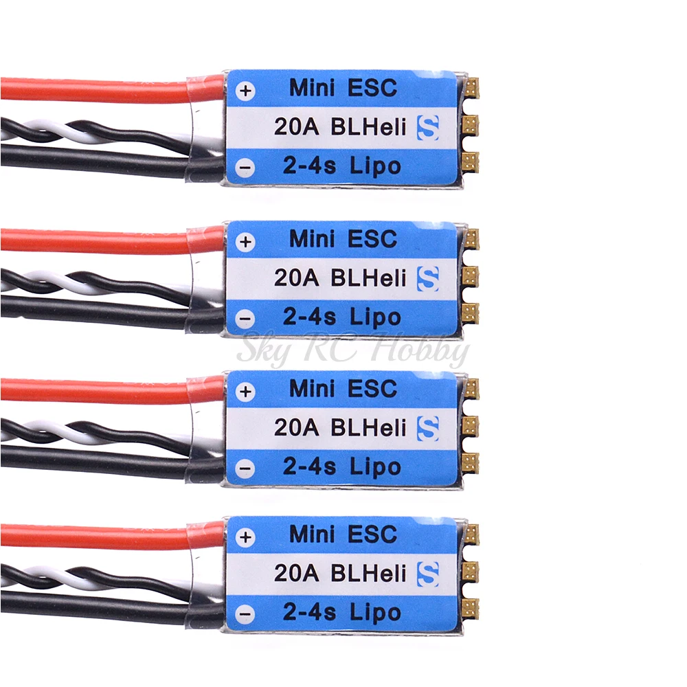 Мини 20A ESC BLHeli _ S OPTO 2 4S Lipo esc для FPV радиоуправляемого гоночного дрона QAV R 210 220 250