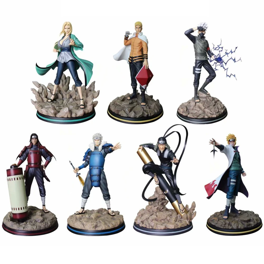 Naruto tsunade Uzumaki Hatake Kakashi Namikaze Minato фигурку японского аниме фигурки для взрослых
