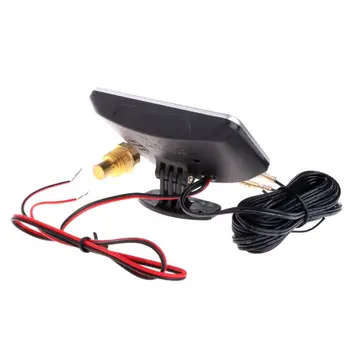 

2020 New 12V/24V Car LCD Water Temperature Meter Thermometer Voltmeter Gauge 2in1 Temp & Voltage Meter 17mm Sensor