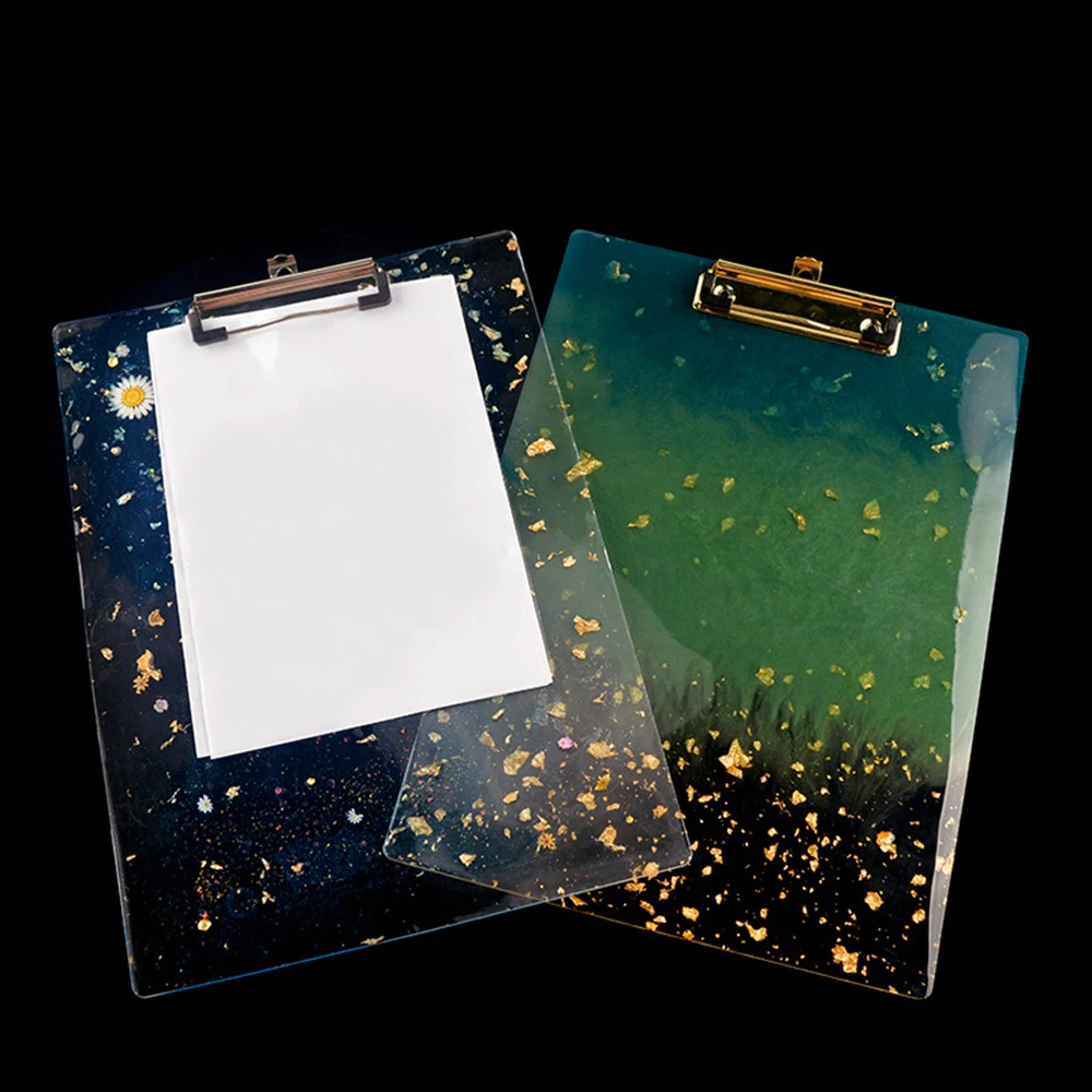 DIY Folder Resin Mold Crystal Epoxy Drawing Board Mirror Silicone For | Дом и сад