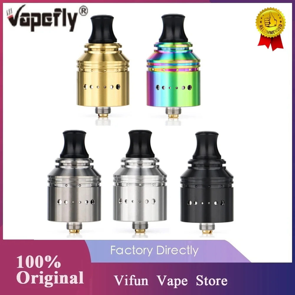 Электронная сигарета Vapefly Holic MTL RDA простая в изготовлении одна катушка 22 2 мм с